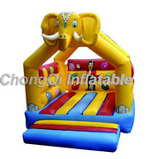 inflatable elephant bouncer